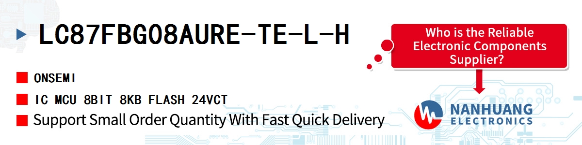 LC87FBG08AURE-TE-L-H onsemi IC MCU 8BIT 8KB FLASH 24VCT