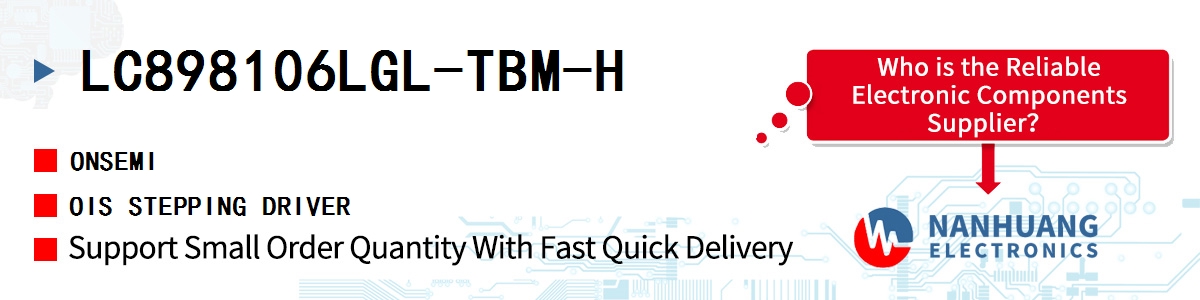 LC898106LGL-TBM-H onsemi OIS STEPPING DRIVER