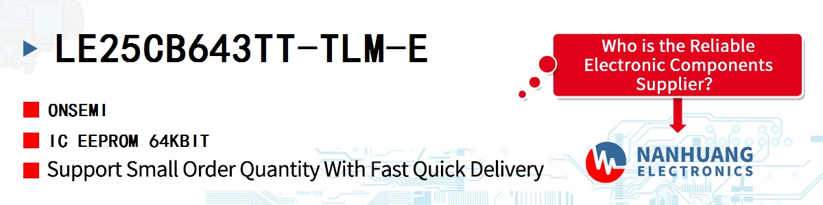 LE25CB643TT-TLM-E onsemi IC EEPROM 64KBIT