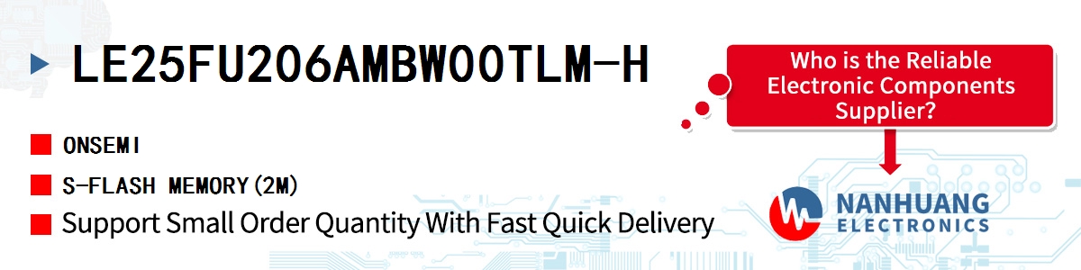 LE25FU206AMBW00TLM-H onsemi S-FLASH MEMORY(2M)