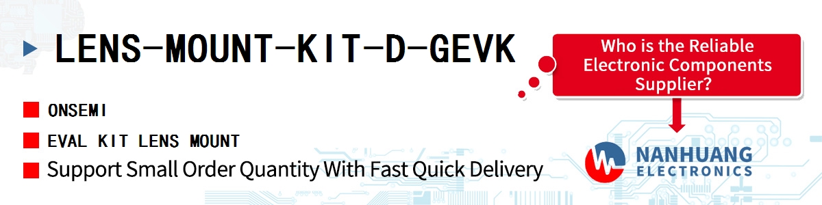 LENS-MOUNT-KIT-D-GEVK onsemi EVAL KIT LENS MOUNT