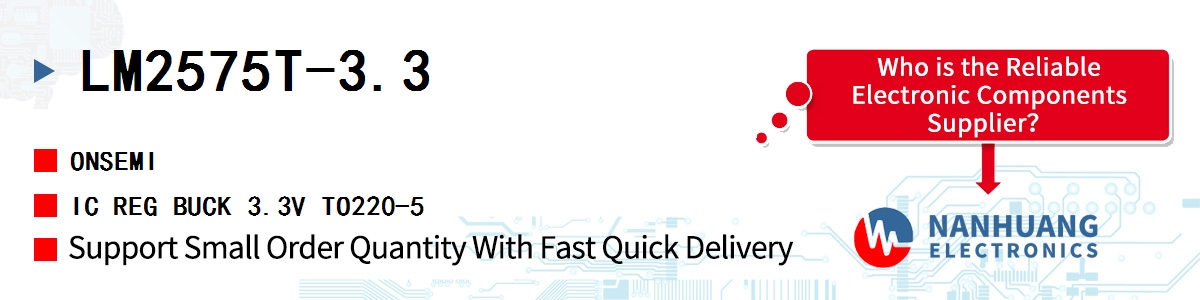 LM2575T-3.3 onsemi IC REG BUCK 3.3V TO220-5