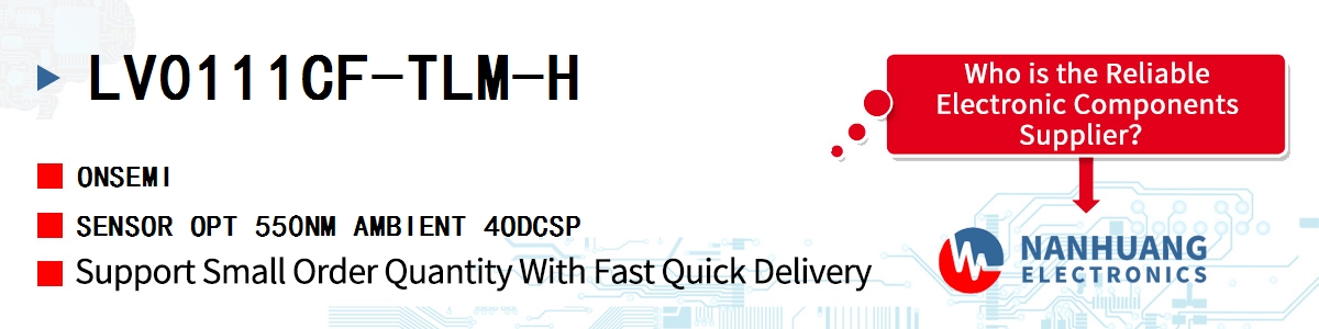 LV0111CF-TLM-H onsemi SENSOR OPT 550NM AMBIENT 4ODCSP