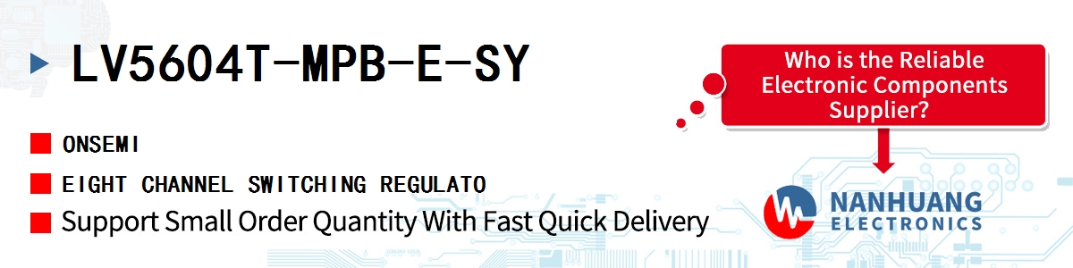 LV5604T-MPB-E-SY onsemi EIGHT CHANNEL SWITCHING REGULATO
