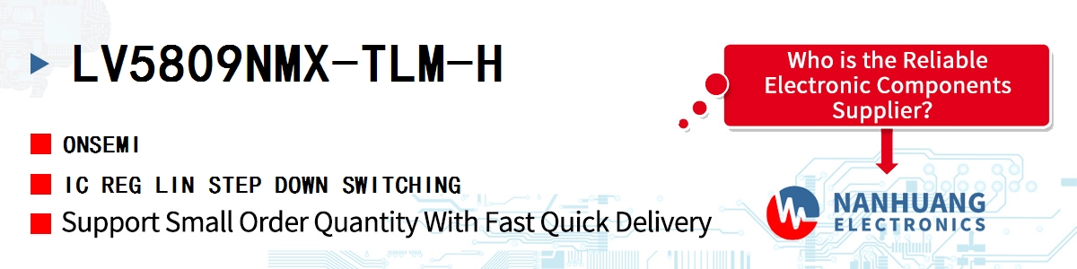 LV5809NMX-TLM-H onsemi IC REG LIN STEP DOWN SWITCHING