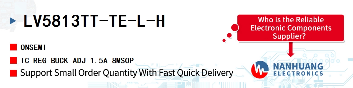 LV5813TT-TE-L-H onsemi IC REG BUCK ADJ 1.5A 8MSOP