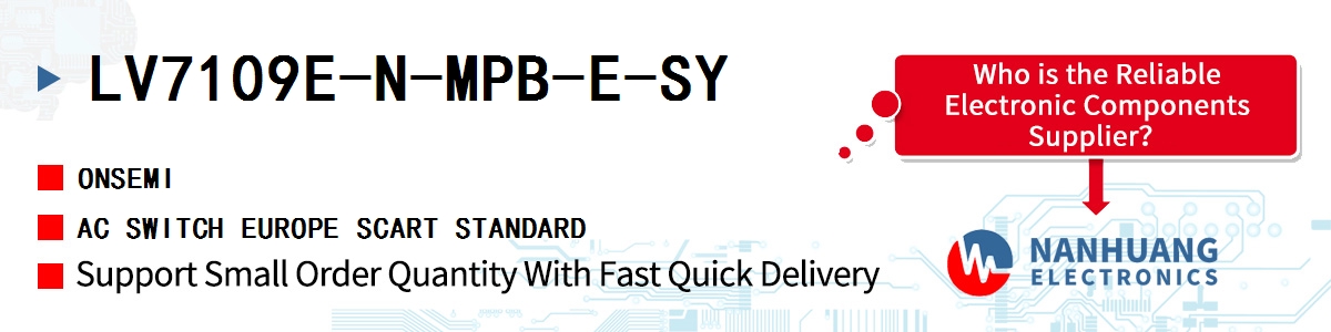 LV7109E-N-MPB-E-SY onsemi AC SWITCH EUROPE SCART STANDARD