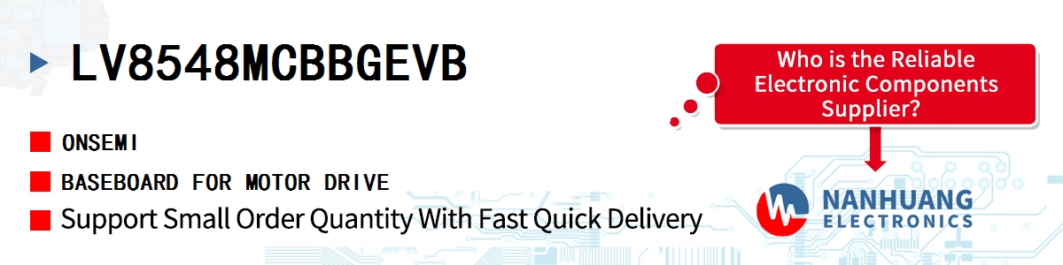 LV8548MCBBGEVB onsemi BASEBOARD FOR MOTOR DRIVE