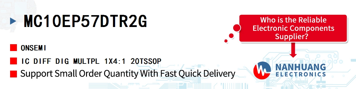 MC10EP57DTR2G onsemi IC DIFF DIG MULTPL 1X4:1 20TSSOP
