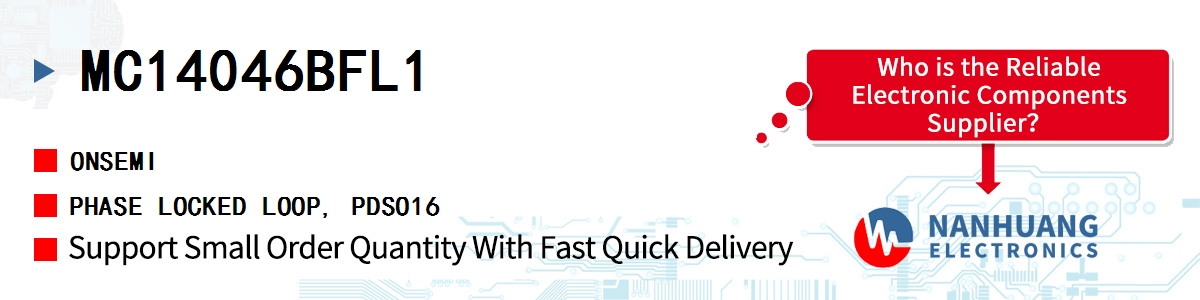 MC14046BFL1 onsemi PHASE LOCKED LOOP, PDSO16