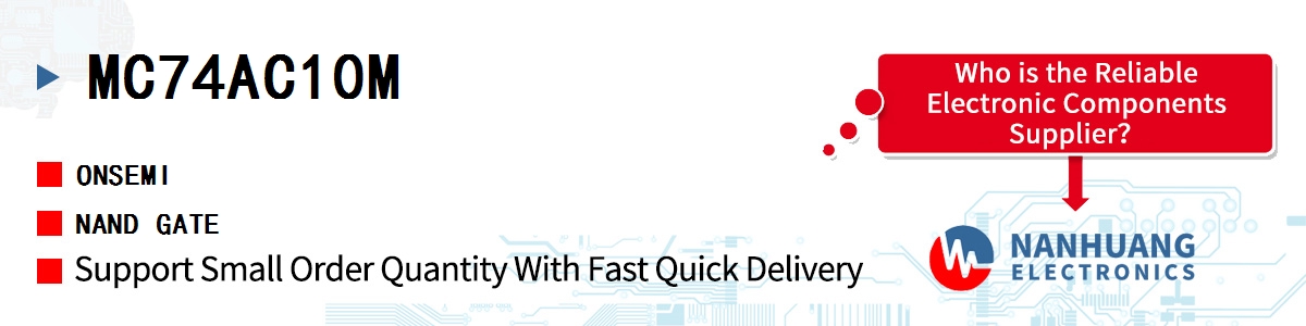 MC74AC10M onsemi NAND GATE