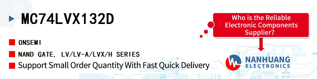 MC74LVX132D onsemi NAND GATE, LV/LV-A/LVX/H SERIES