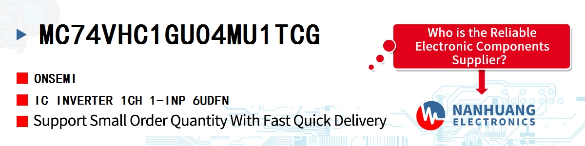 MC74VHC1GU04MU1TCG onsemi IC INVERTER 1CH 1-INP 6UDFN
