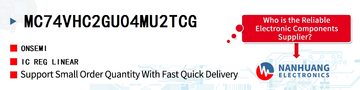 MC74VHC2GU04MU2TCG onsemi IC REG LINEAR
