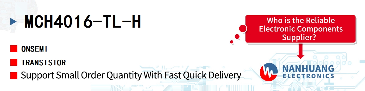 MCH4016-TL-H onsemi TRANSISTOR