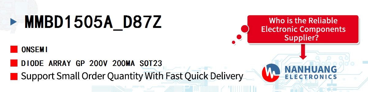MMBD1505A_D87Z onsemi DIODE ARRAY GP 200V 200MA SOT23