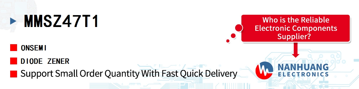 MMSZ47T1 onsemi DIODE ZENER