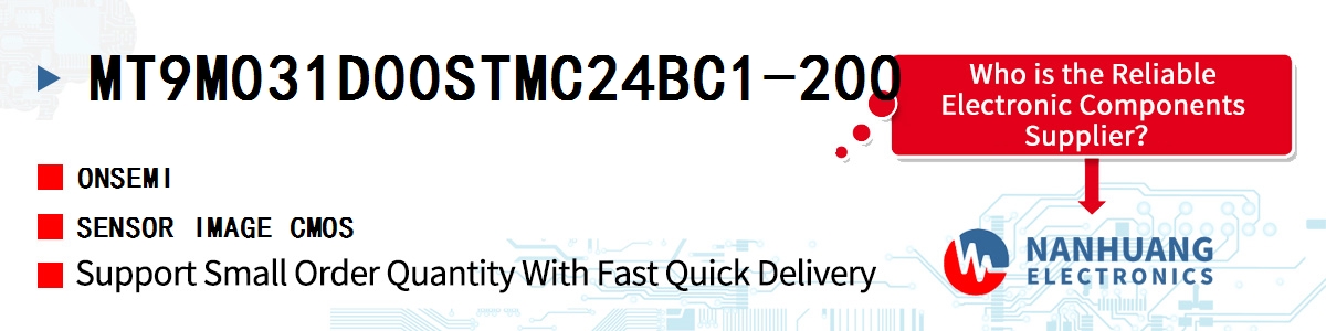MT9M031D00STMC24BC1-200 onsemi SENSOR IMAGE CMOS