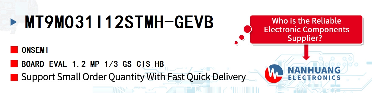 MT9M031I12STMH-GEVB onsemi BOARD EVAL 1.2 MP 1/3 GS CIS HB