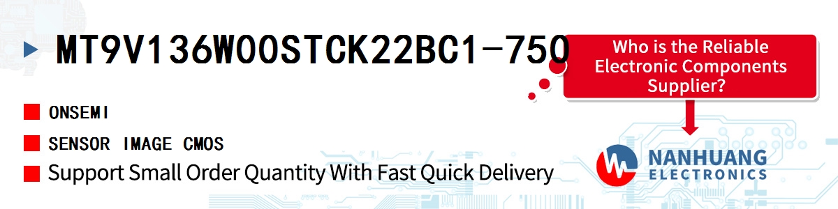 MT9V136W00STCK22BC1-750 onsemi SENSOR IMAGE CMOS