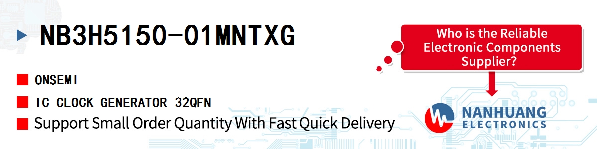 NB3H5150-01MNTXG onsemi IC CLOCK GENERATOR 32QFN