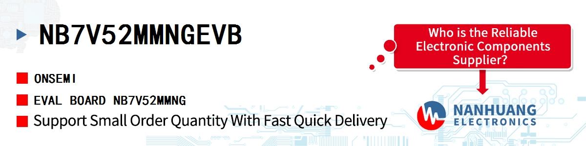 NB7V52MMNGEVB onsemi EVAL BOARD NB7V52MMNG