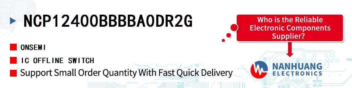 NCP12400BBBBA0DR2G onsemi IC OFFLINE SWITCH