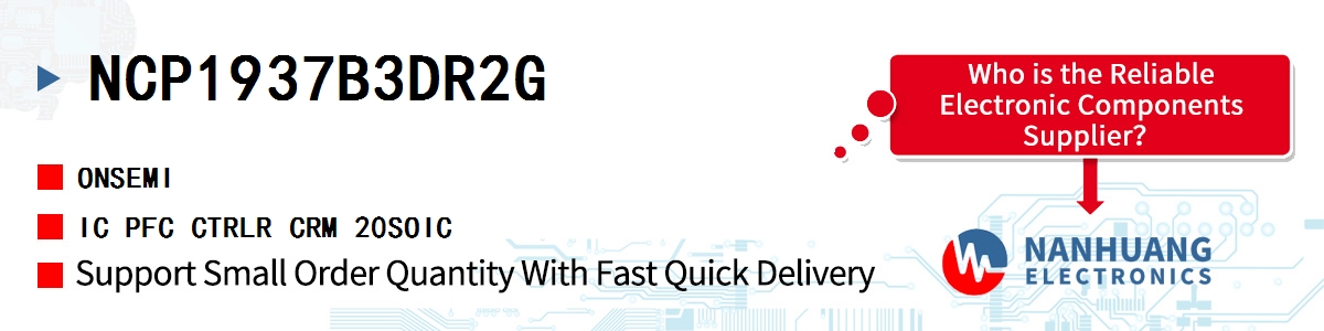 NCP1937B3DR2G onsemi IC PFC CTRLR CRM 20SOIC