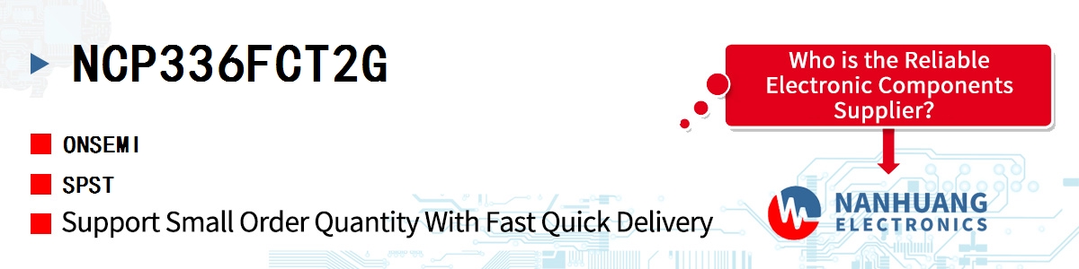 NCP336FCT2G onsemi SPST