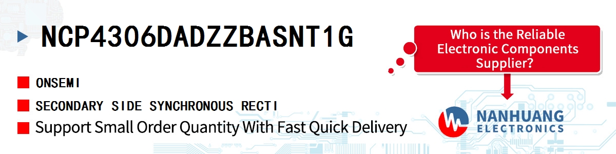 NCP4306DADZZBASNT1G onsemi SECONDARY SIDE SYNCHRONOUS RECTI
