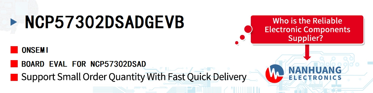 NCP57302DSADGEVB onsemi BOARD EVAL FOR NCP57302DSAD