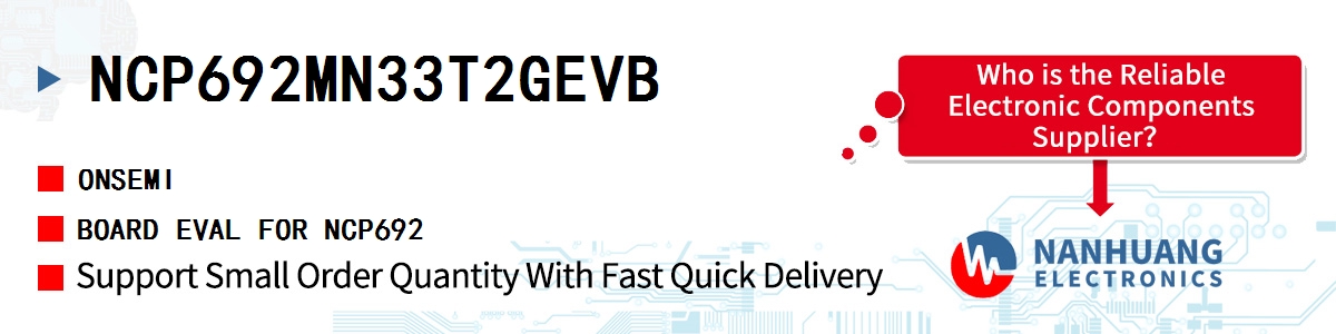 NCP692MN33T2GEVB onsemi BOARD EVAL FOR NCP692