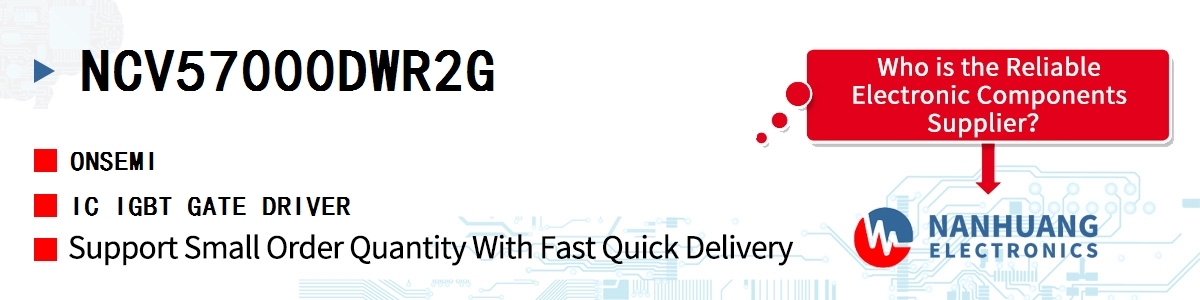 NCV57000DWR2G onsemi IC IGBT GATE DRIVER