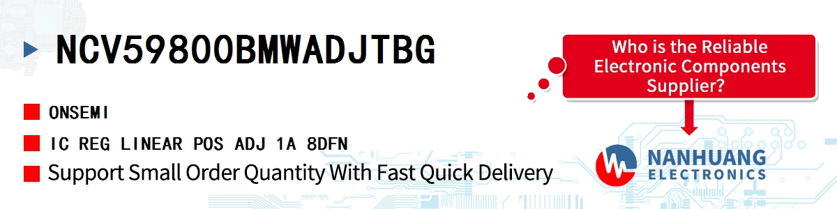 NCV59800BMWADJTBG onsemi IC REG LINEAR POS ADJ 1A 8DFN