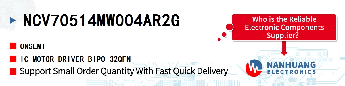 NCV70514MW004AR2G onsemi IC MOTOR DRIVER BIPO 32QFN