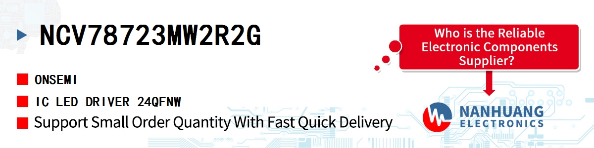 NCV78723MW2R2G onsemi IC LED DRIVER 24QFNW