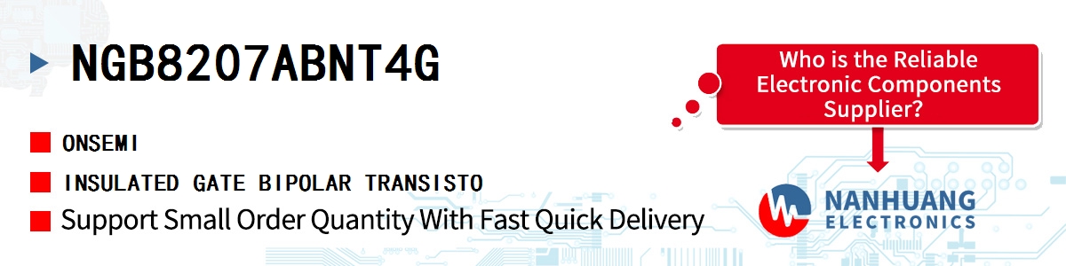 NGB8207ABNT4G onsemi INSULATED GATE BIPOLAR TRANSISTO
