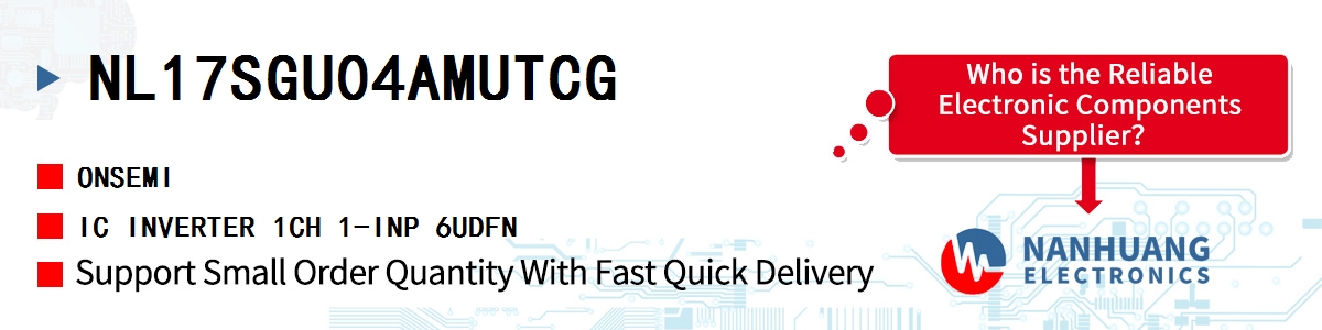 NL17SGU04AMUTCG onsemi IC INVERTER 1CH 1-INP 6UDFN