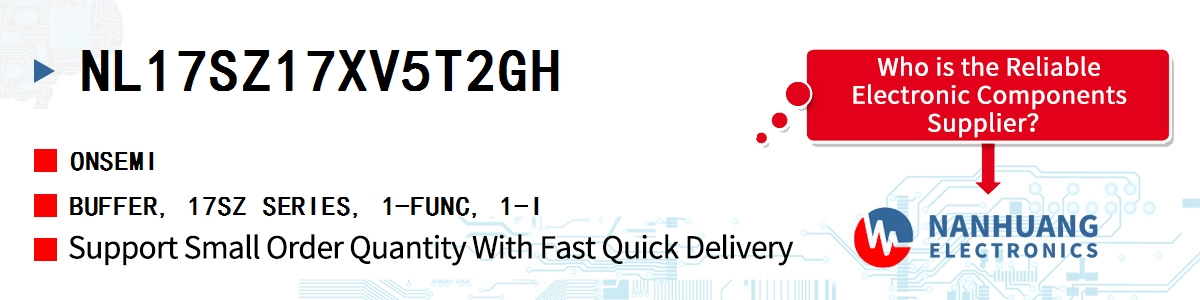 NL17SZ17XV5T2GH onsemi BUFFER, 17SZ SERIES, 1-FUNC, 1-I
