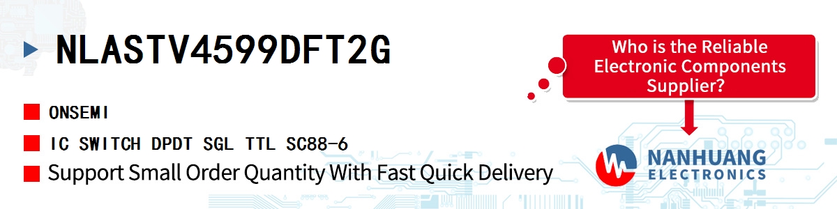 NLASTV4599DFT2G onsemi IC SWITCH DPDT SGL TTL SC88-6