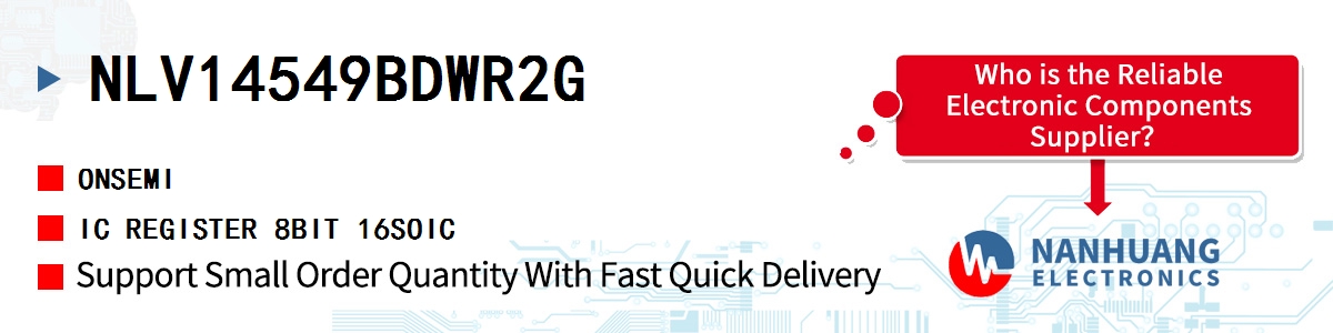 NLV14549BDWR2G onsemi IC REGISTER 8BIT 16SOIC
