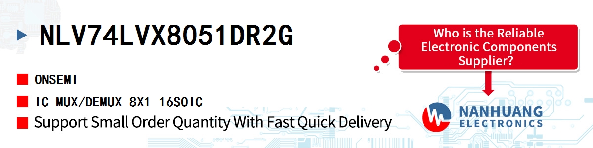 NLV74LVX8051DR2G onsemi IC MUX/DEMUX 8X1 16SOIC