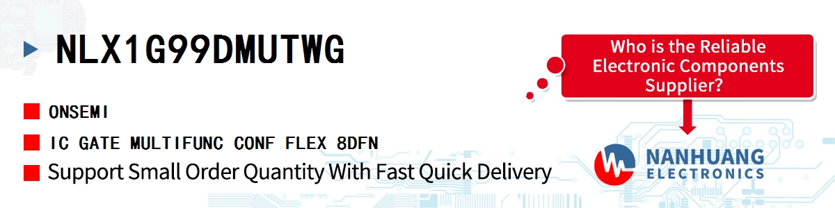 NLX1G99DMUTWG onsemi IC GATE MULTIFUNC CONF FLEX 8DFN