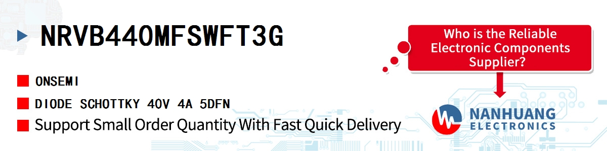NRVB440MFSWFT3G onsemi DIODE SCHOTTKY 40V 4A 5DFN
