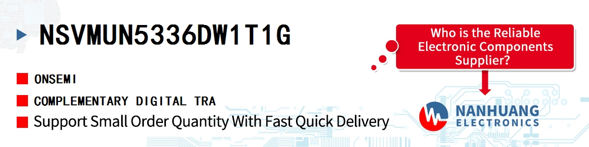 NSVMUN5336DW1T1G onsemi COMPLEMENTARY DIGITAL TRA