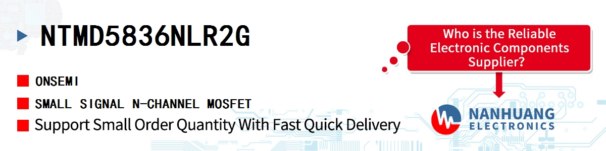 NTMD5836NLR2G onsemi SMALL SIGNAL N-CHANNEL MOSFET