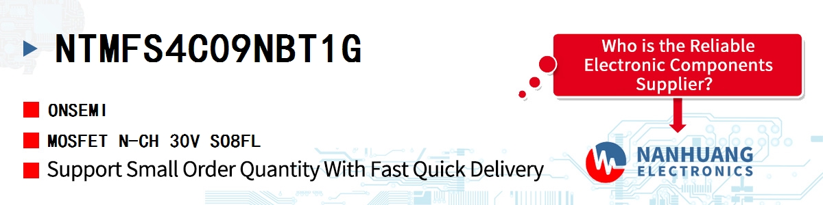 NTMFS4C09NBT1G onsemi MOSFET N-CH 30V SO8FL