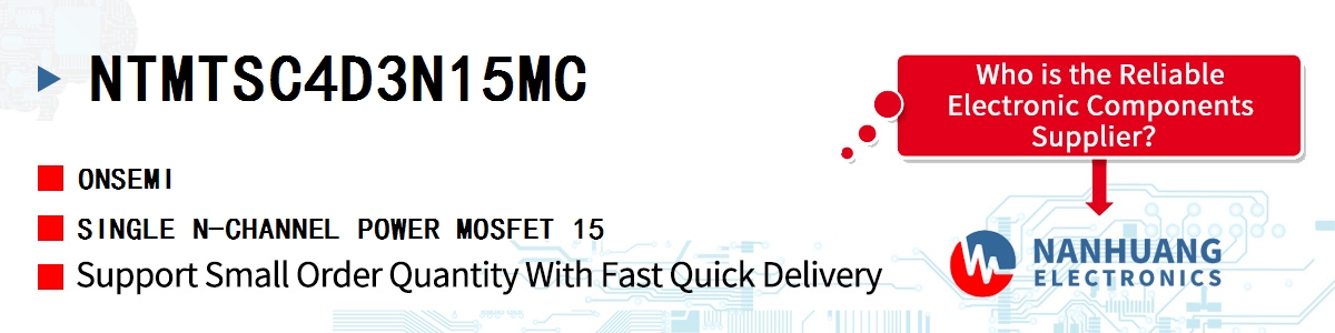 NTMTSC4D3N15MC onsemi SINGLE N-CHANNEL POWER MOSFET 15
