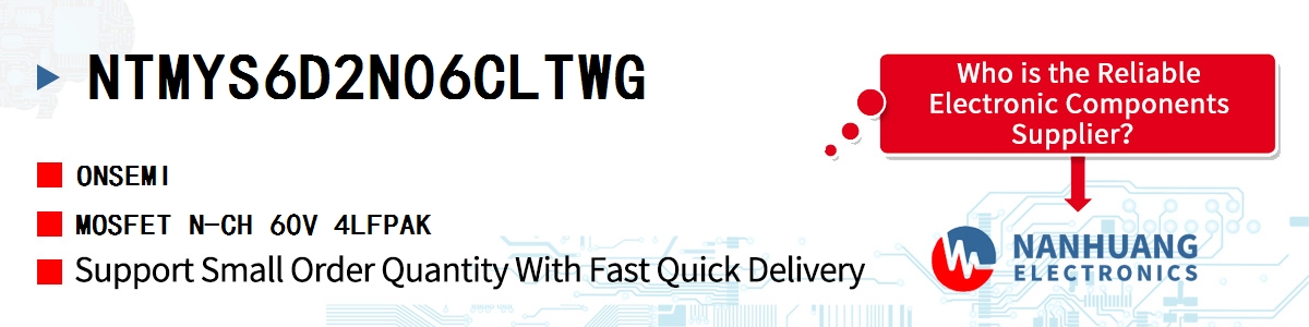 NTMYS6D2N06CLTWG onsemi MOSFET N-CH 60V 4LFPAK
