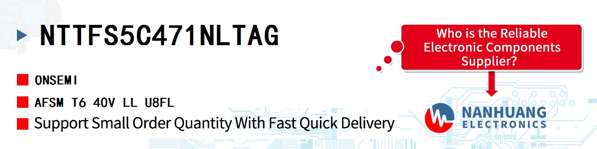 NTTFS5C471NLTAG onsemi AFSM T6 40V LL U8FL